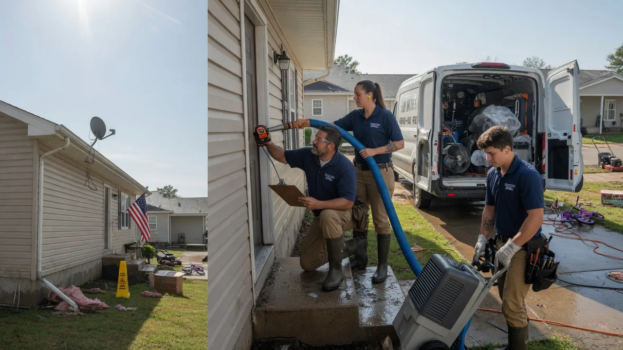 Ceiling Water Damage Restoration in Jerseyville, IL near me